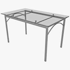Rectangular Dining Table With Glass Top