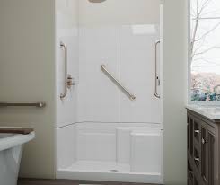 Center Drain Three Piece Shower