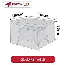 Outdoor Square Table Cover 130cm