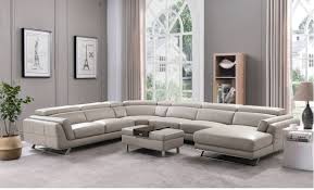 582 Sectional Sofa U Shape Top Grain