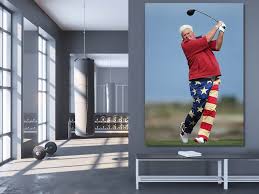John Daly American Hero Golf Icon Wall