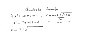 Quadratic Equations Solved By Factoring