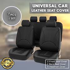 Car Seat Cover 9pcs Set Advanced Pu
