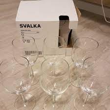 Free 6 Ikea Svalka Wine Glasses Pick