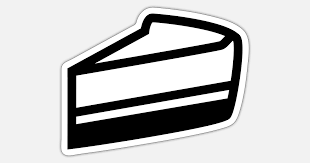 Cake Cheesecake Icon Sticker Spreadshirt