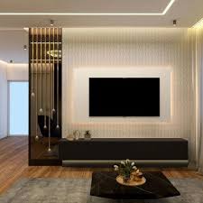 Wooden Wall Mount High End Tv Unit