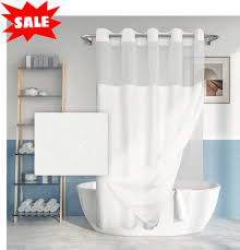Shower Curtain With Snap In Peva Liner