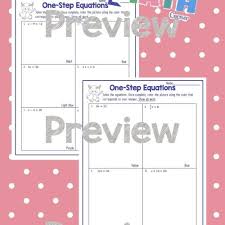 Multi Step Equations Coloring Activity