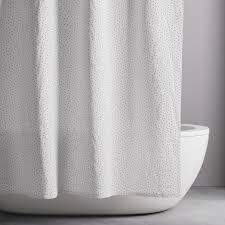 Organic Polka Dot Shower Curtain West Elm