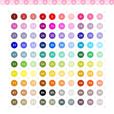 100 Colors Clip Art Laptop Clipart