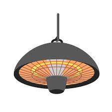 Heater Lamp Icon Flat Ilration Of