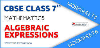 Class 7 Algebraic Expressions