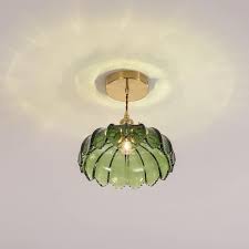 Xzhgcee Glass Pendant Light Vintage