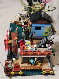 lego moc shrimp cafe ninjago city