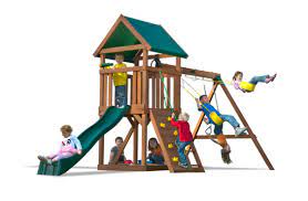 Wooden Swing Sets For Backyard Play