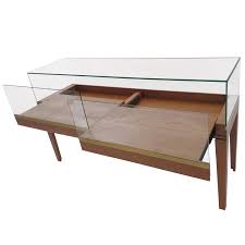 Glass Jewelry Display Counter Tray With