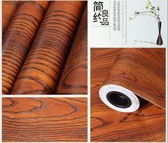 Pvc Self Adhesive Wallpaper Wood
