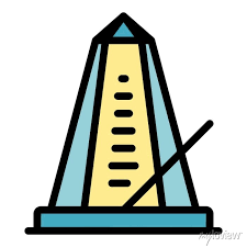 Classic Metronome Icon Outline Classic
