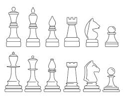 Chess Pieces Outline Images Browse 14