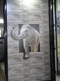 Aamphaa Ceramic Elephant Wall Picture