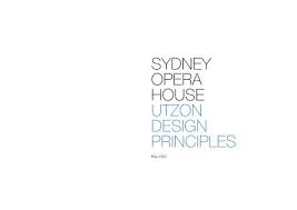 Design Principles Sydney Opera House