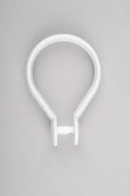 C0153 Shower Curtain Rings Plastic Clip