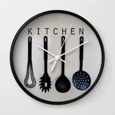Kitchen Wall Clock By Madis Society6