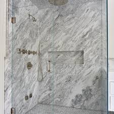 Black Hexagon Tiled Shower Ceiling