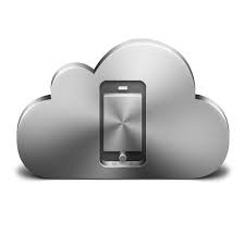 Mobile Device Silver Icon Icloud