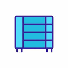 Grocery Outline Room Shelf Icon