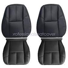 Passenger Leather Seat Cover Black