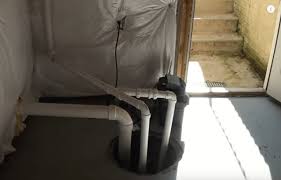 Basement With A Water Removing Pump