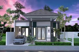 One Side Firewall 3 Bedroom House Plan