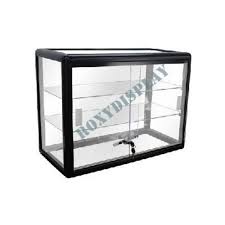 Black Framed Tempered Glass Counter Top