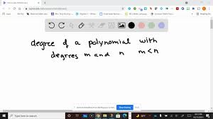 Degree Of The Sum Of Two Polynomials