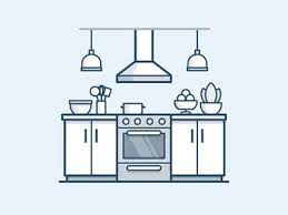 Kitchen Icon Flat Design