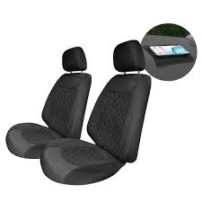 Fh Group Neoprene Waterproof 47 In X 1 In X 23 In Custom Fit Seat Covers For 2018 2023 Chevy Equinox Front Set Black