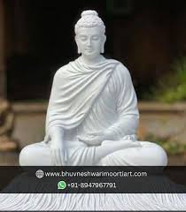 White Marble Buddha Statue