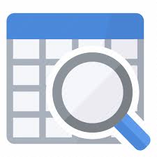 Glass Lookup Magnifying Table Icon