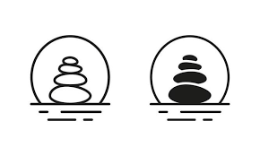 Zen Stones Vector Art Icons And