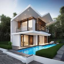 Beach House With Pool Modern