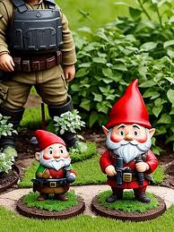 Garden Gnomes Armed With Explosive