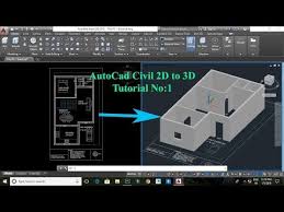 Autocad Civil Simple 2d Floor Plan To