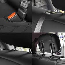 Fh Group Neoprene Waterproof 47 In X 1 In X 23 In Custom Fit Seat Covers For 2018 2023 Chevy Equinox Rear Set Black