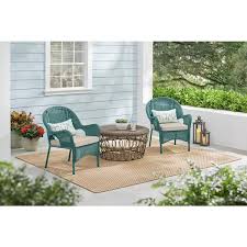 Hampton Bay Gia Round Wicker Outdoor