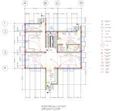 Architectural Floor Plan In Autocad