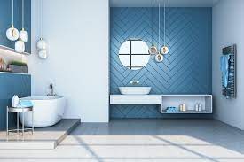 Blue Bathroom Tile Designs