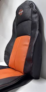 New For Legacy Seat Black Orange