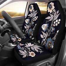 Fl Print Car Seat Covers Pair 2