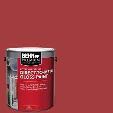 Behr 1 Gal Red Direct To Metal Gloss